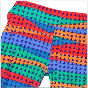 LuLaRoe Women’s Leggings Size Tall and Curvy - Orange Blue Red Blue Purple